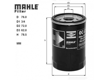 Mahle Oliefilter OC91